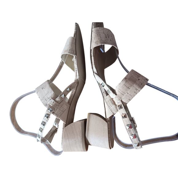 Vaneli Cork block heel Sandals 7.5 W - Picture 5 of 6
